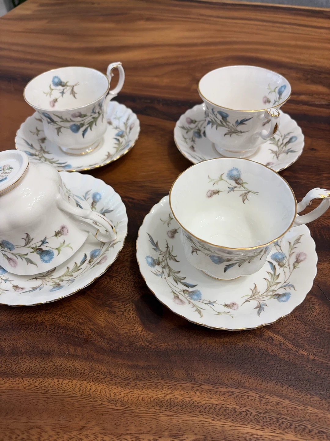 Royal Albert Brigadoon Tea Cup and Saucer Set