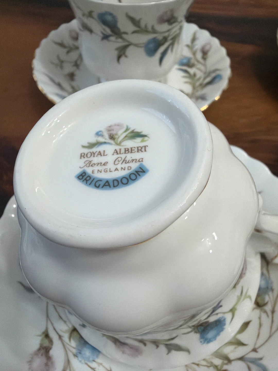 Royal Albert Brigadoon Tea Cup and Saucer Set - photo 2