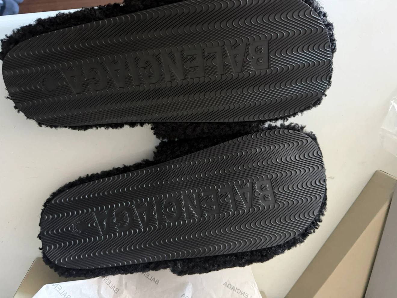 Balenciaga Fur Slides - photo 3