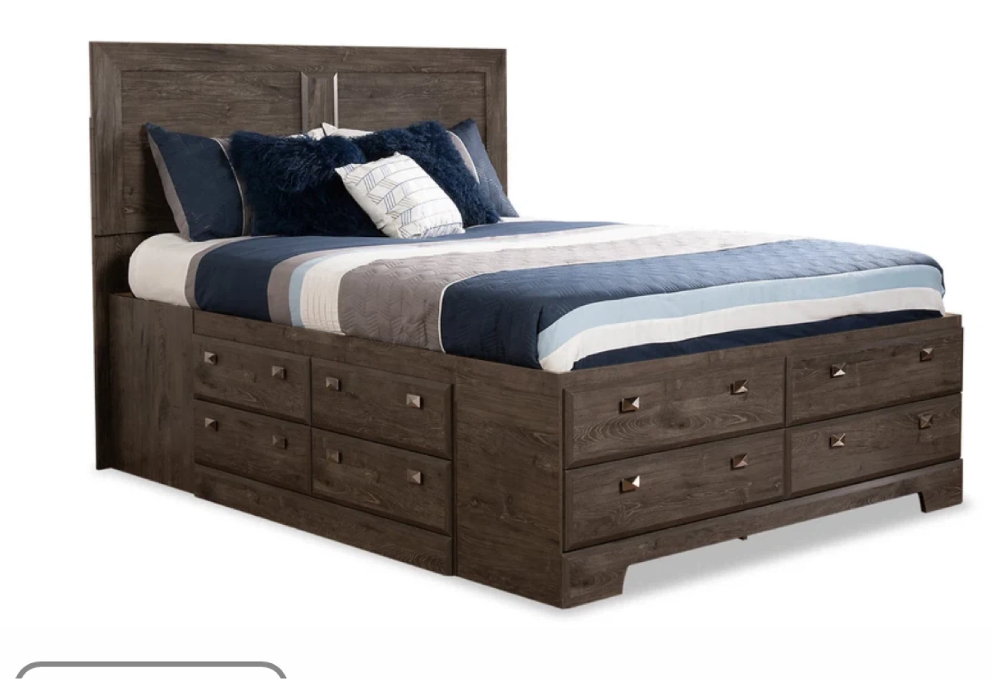Queen Bed with 12 Drawers (originally priced at 1000) - photo 2