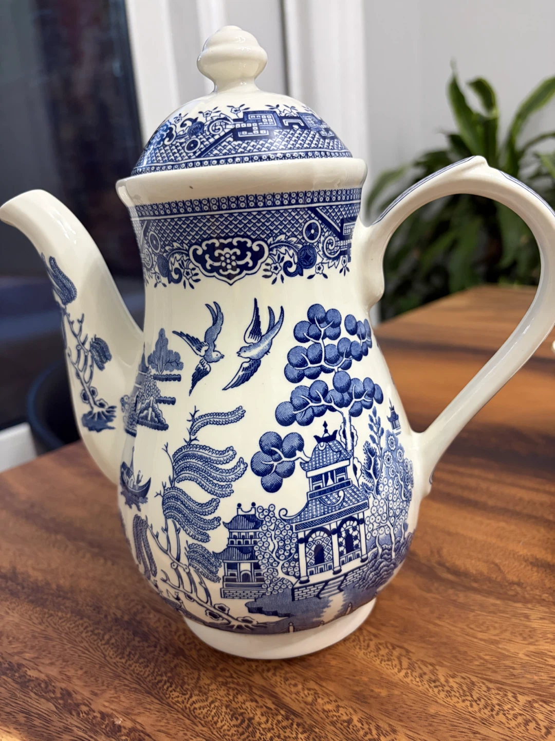 Churchill Willow Blue Coffee Pot - photo 2