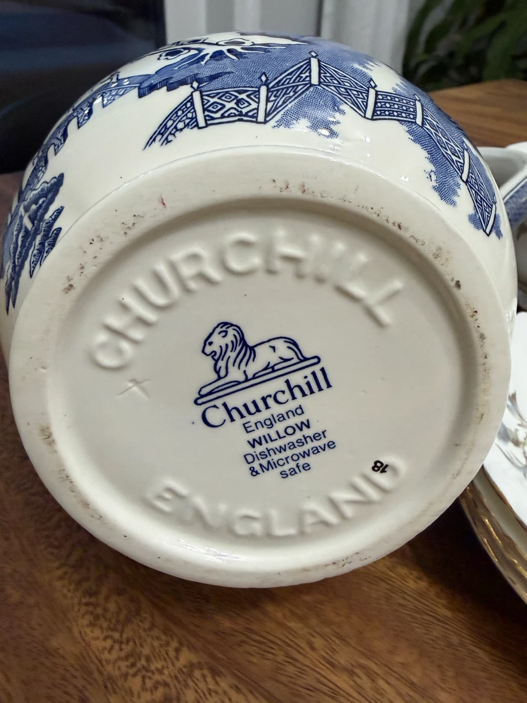 Churchill Willow Blue Coffee Pot - photo 3