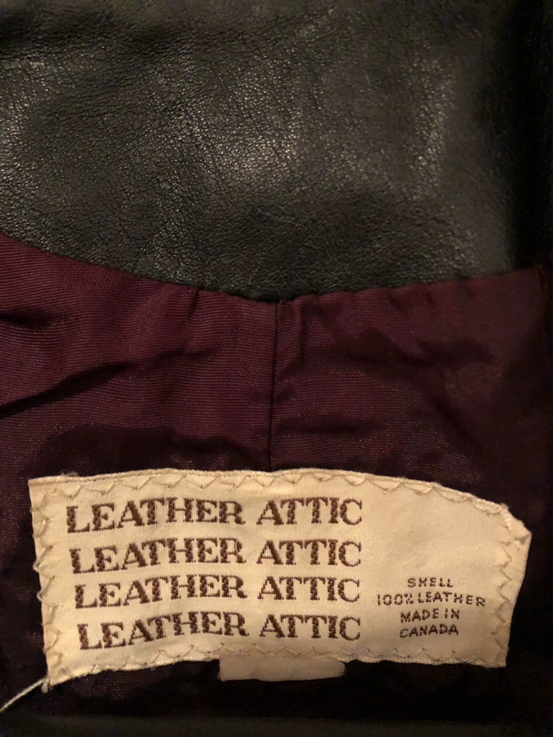Vintage Leather Attic Jacket - photo 3