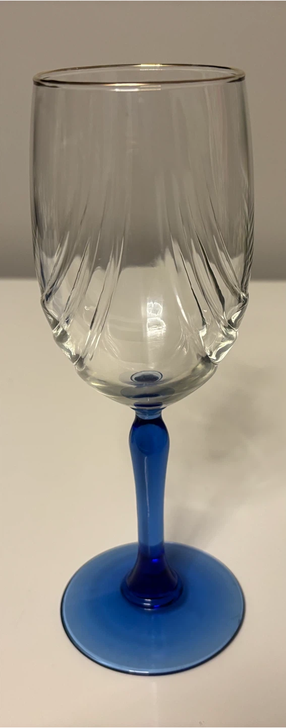 Set of 8 Vintage Lenox Wine Glasses with Gold Rim - photo 5