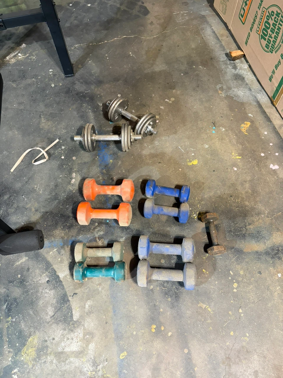 CAP Strength Workout Bench and Dumbbell Set - photo 5