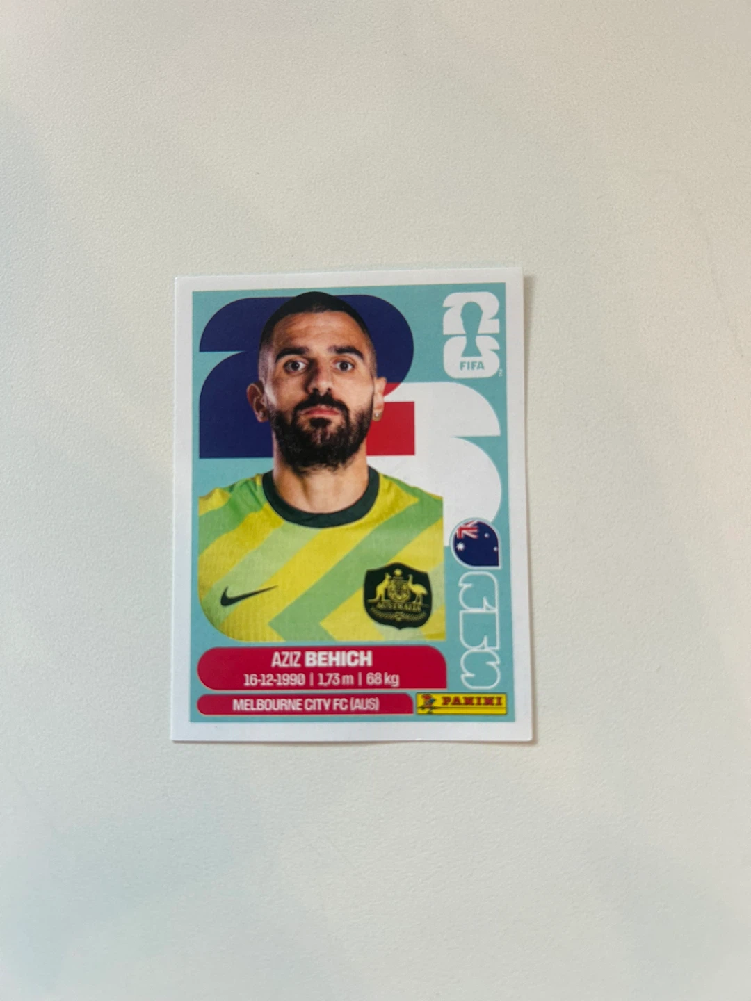 Panini FIFA World Cup 2026 Aziz Behich Card