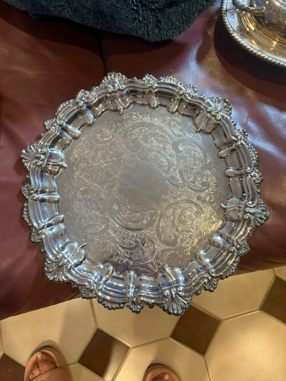Wm. A. Rogers Silver Plated Serving Tray