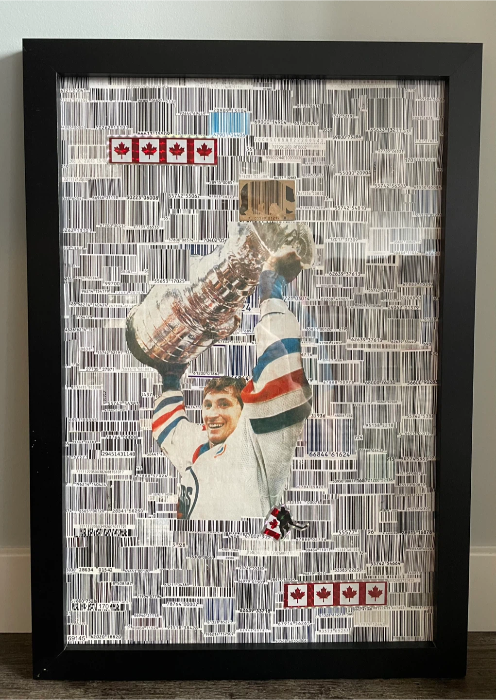 Two Wayne Gretsky Art Collages
