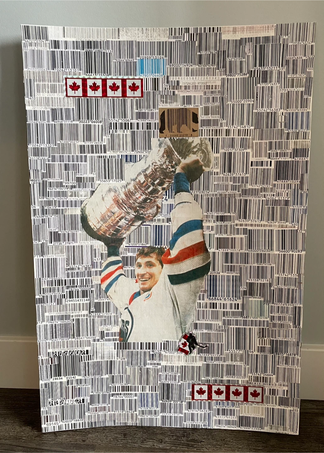 Two Wayne Gretsky Art Collages - photo 3