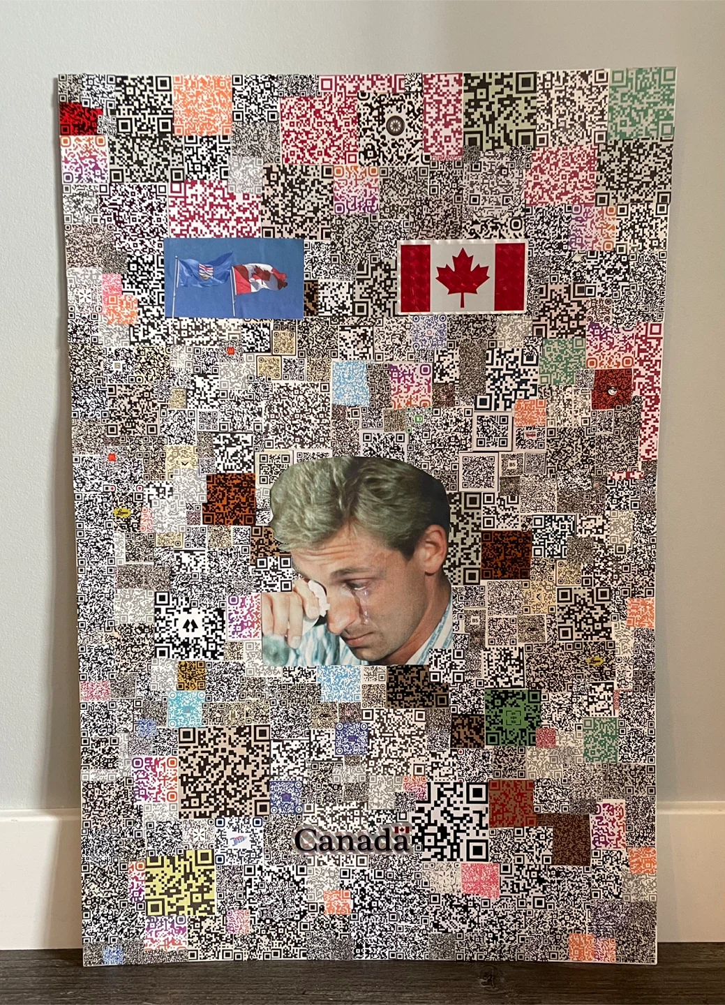 Two Wayne Gretsky Art Collages - photo 4