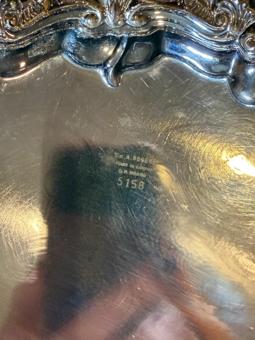 Wm. A. Rogers Silver Plated Serving Tray - photo 2