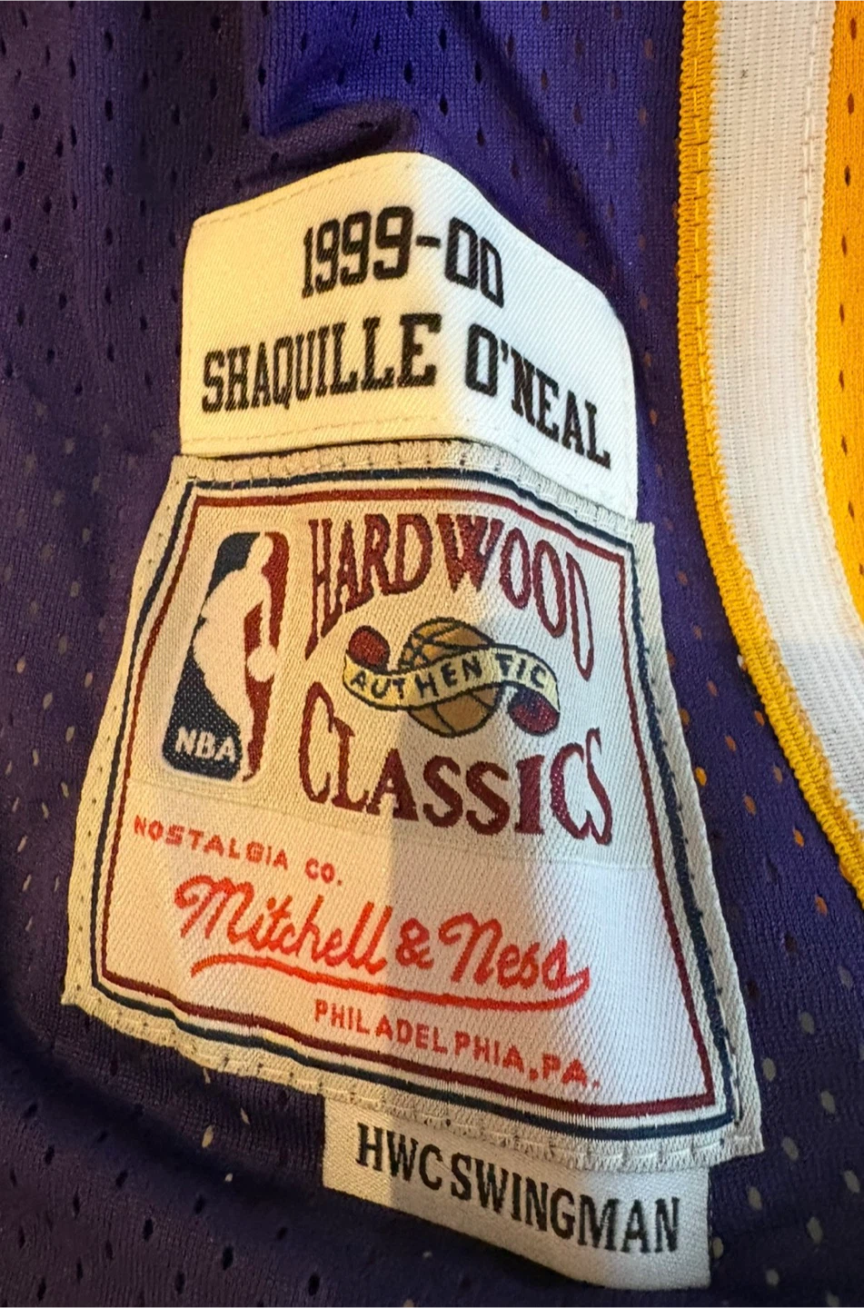 Mitchell & Ness Shaquille O'Neal Lakers Jersey XL - photo 3