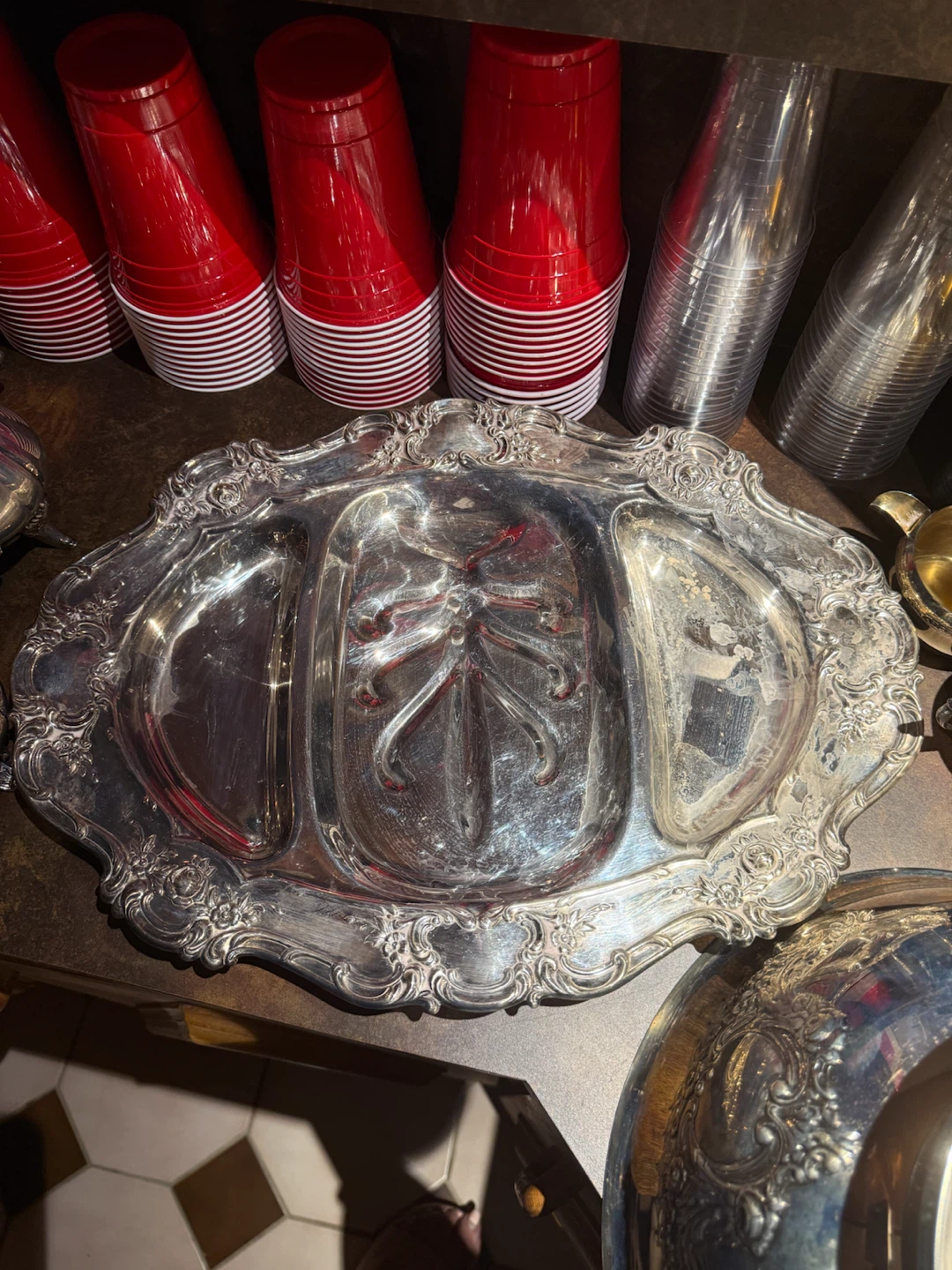 Wm. A. Rogers Silver Plated Serving Tray