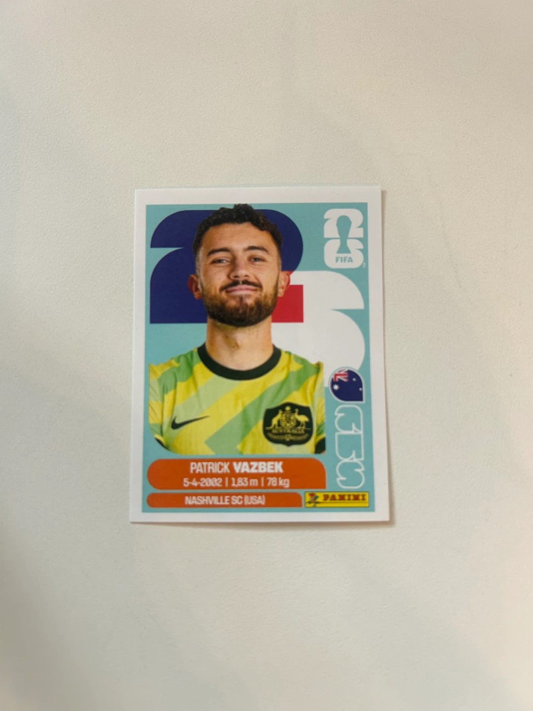 Panini FIFA World Cup 2026 Patrick Vazbek Sticker
