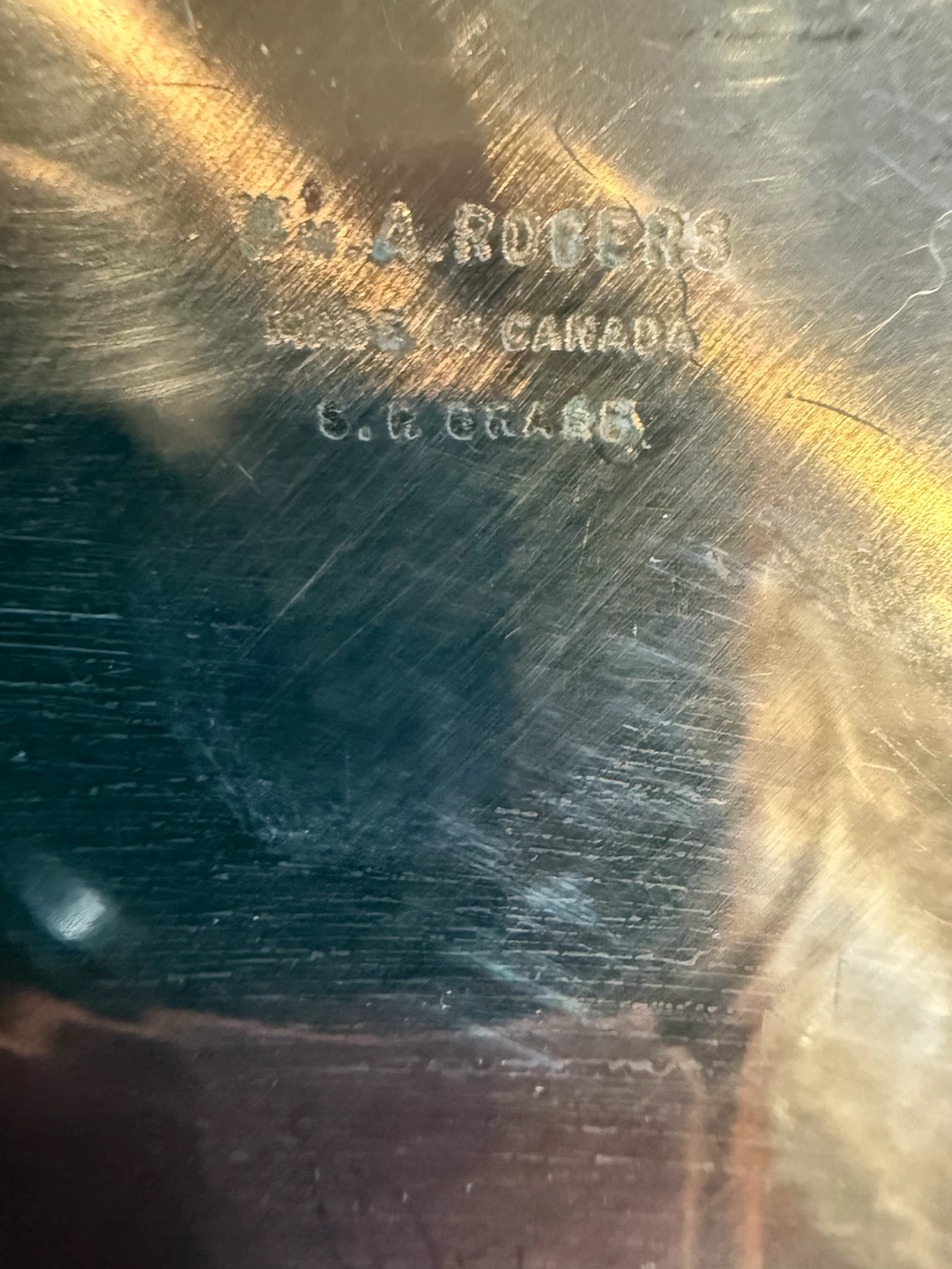 Vintage Wm. A. Rogers Silver Plated Serving Tray - photo 2