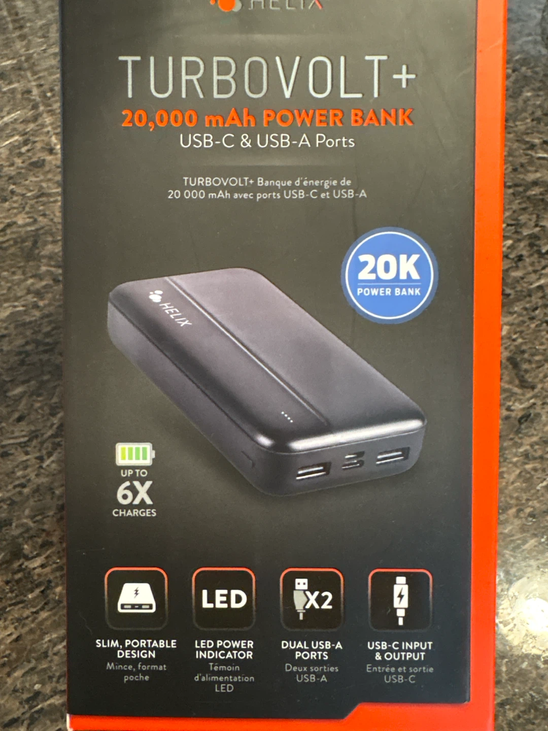 NEW Helix 20,000k Powerbank