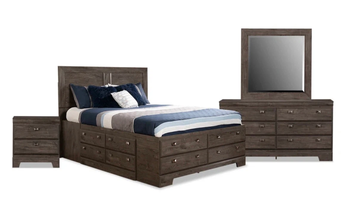 Dark Brown Bedroom Set - photo 4