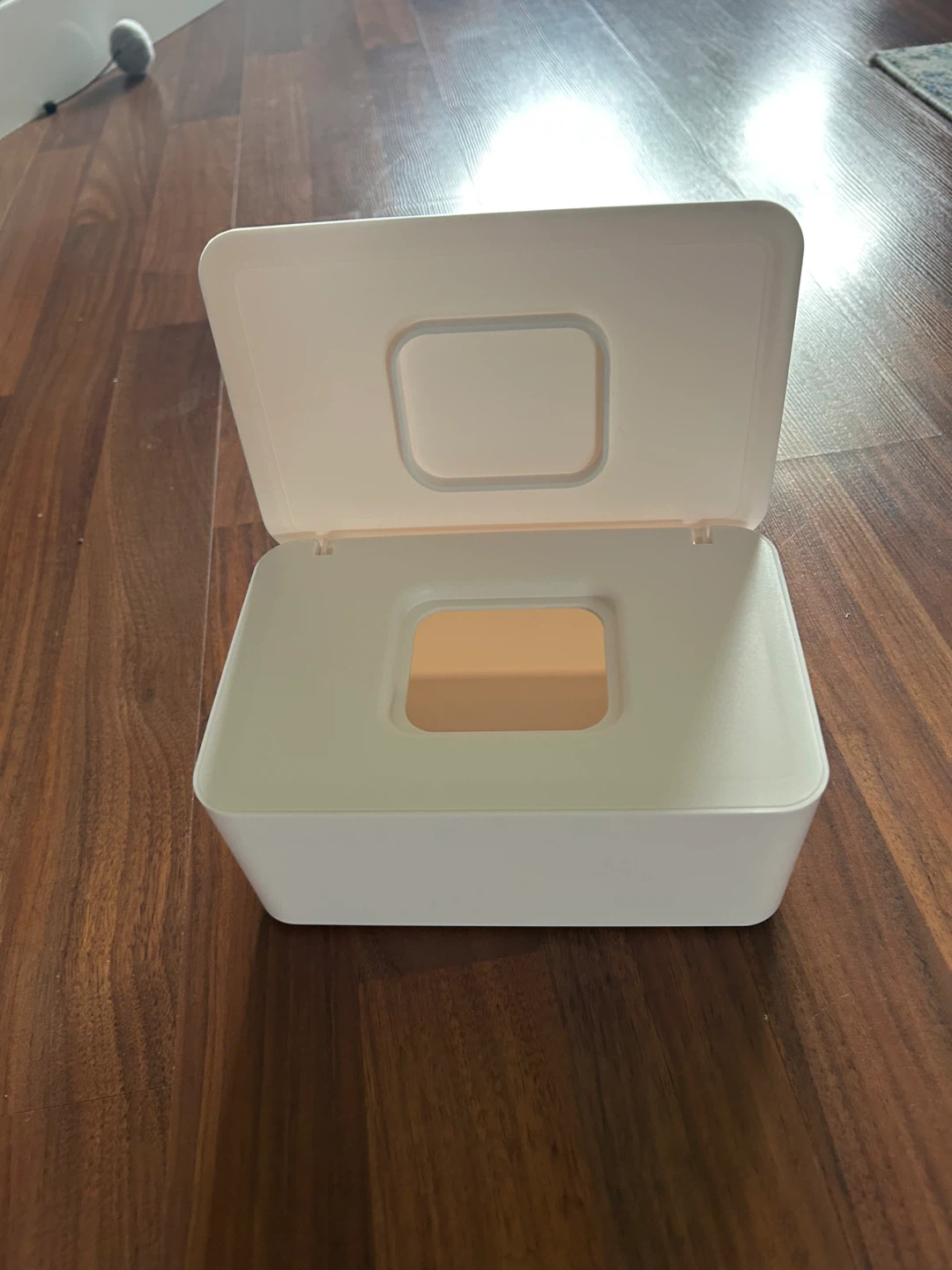 White Wet Wipe Dispenser Storage Box