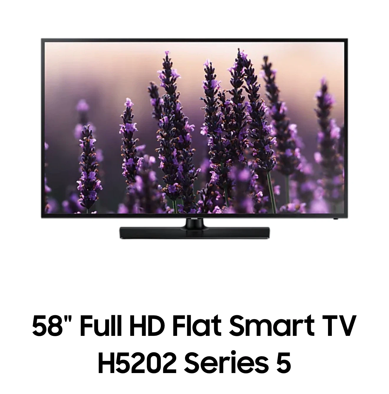 Samsung 58" Smart TV  - Remote & Stand included