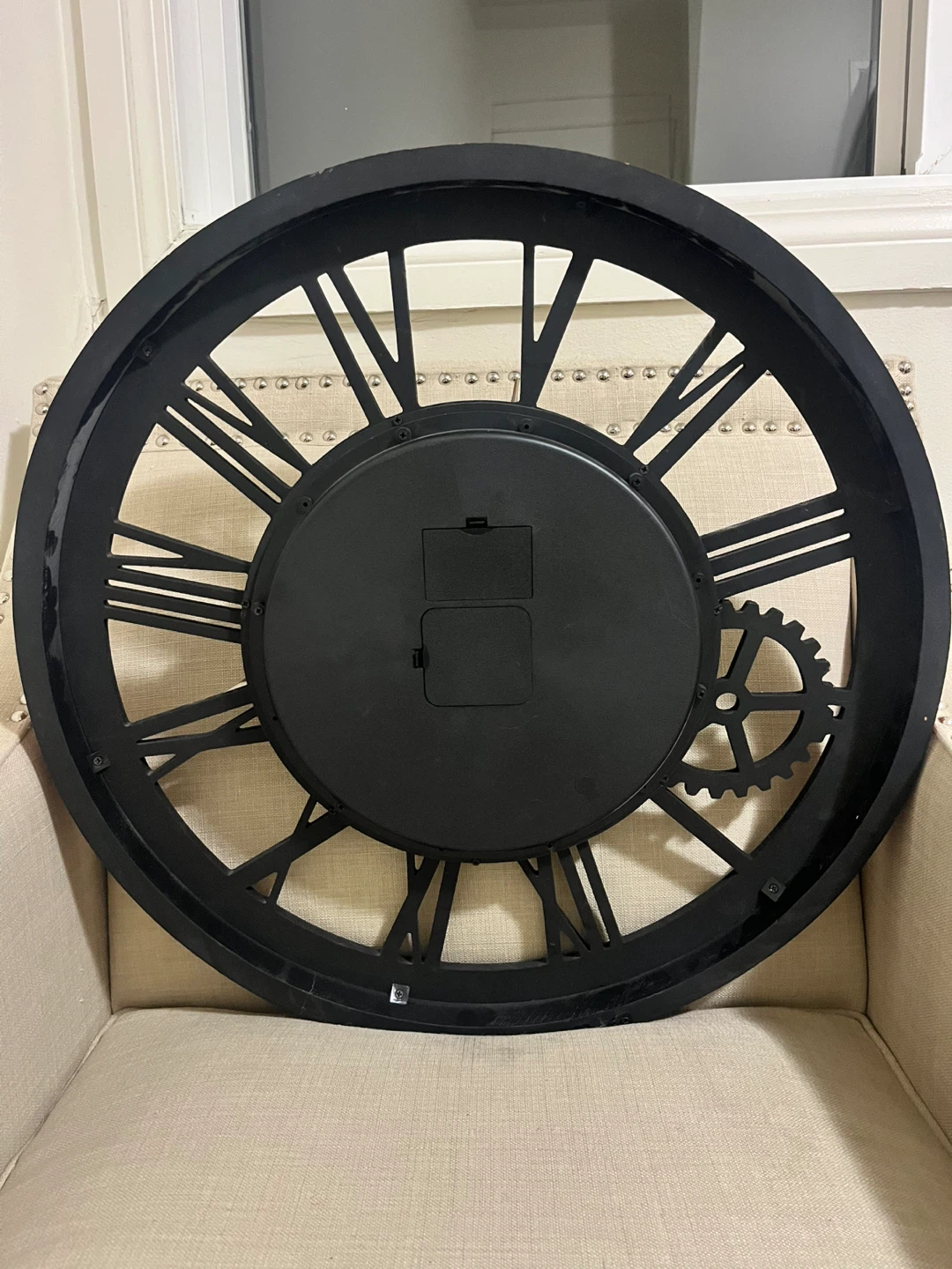Large Industrial Style Wall Clock - photo 3