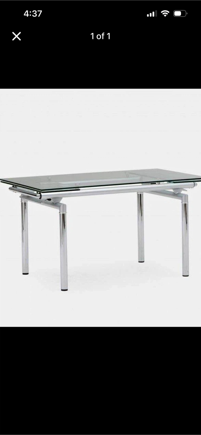 Extendable Glass Dining Table