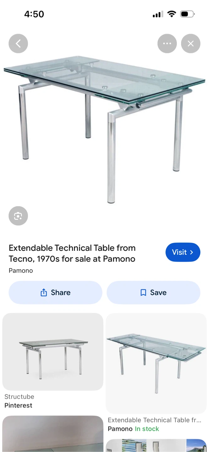 Extendable Glass Dining Table - photo 3