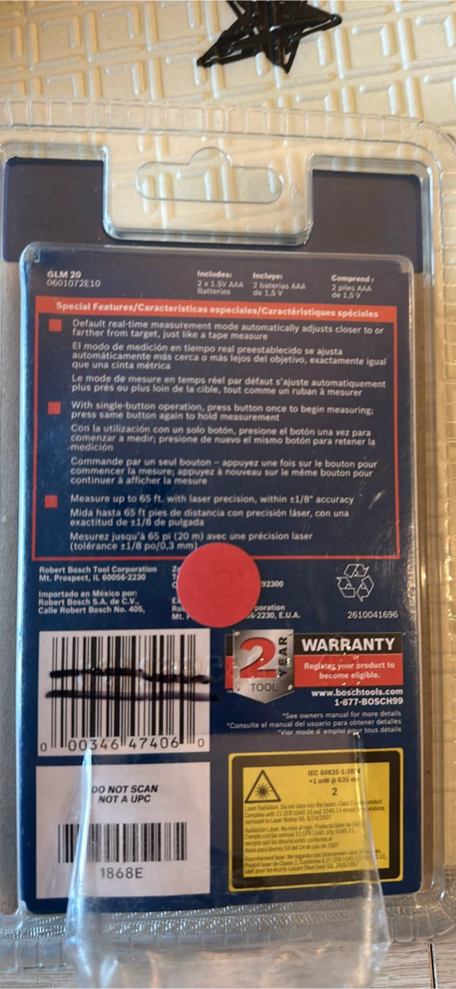 Bosch BLAZE GLM 20 Laser Measure - photo 2