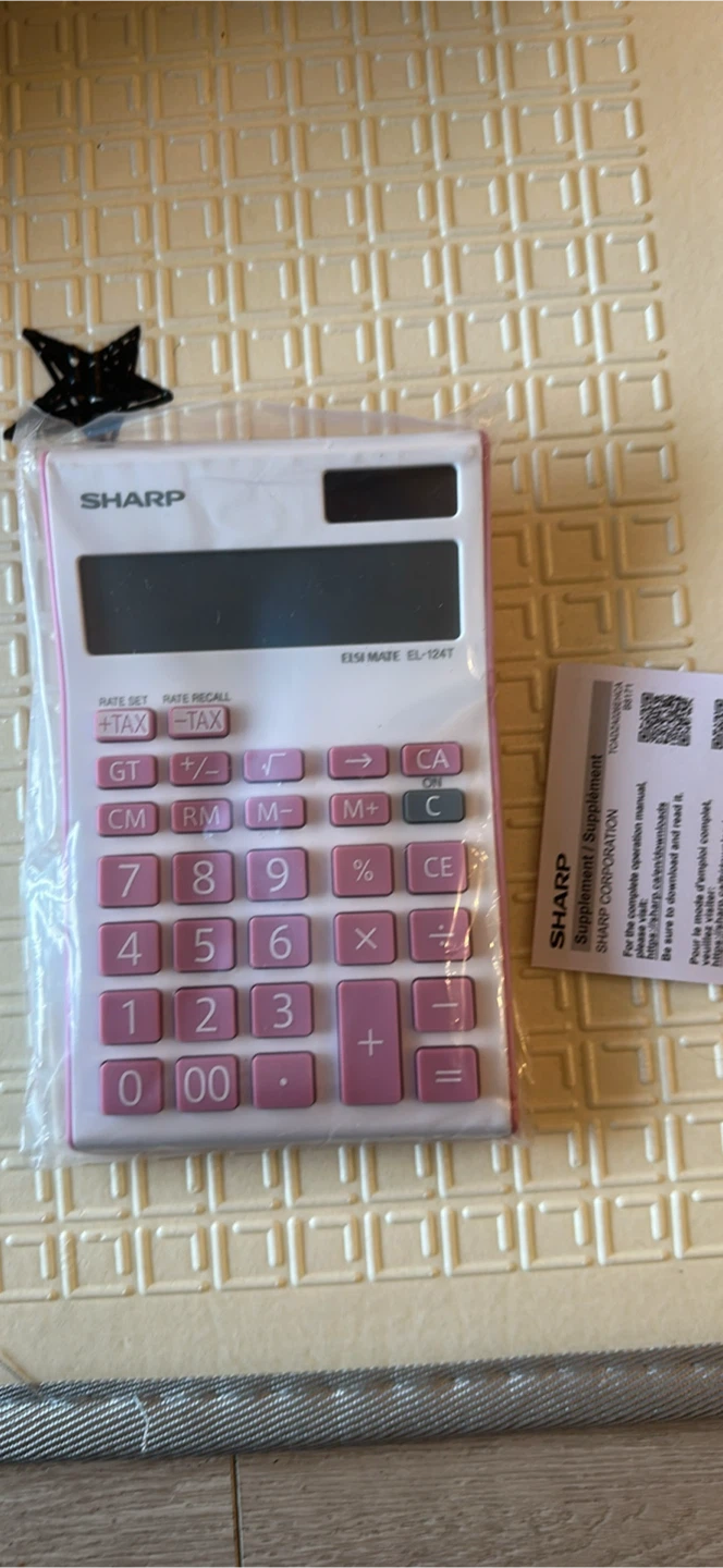 Sharp EL-124T-PK Desktop Calculator - photo 2