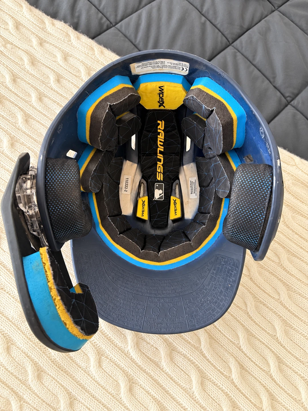 Rawlings Batting Helmet with Jaw Guard - photo 3
