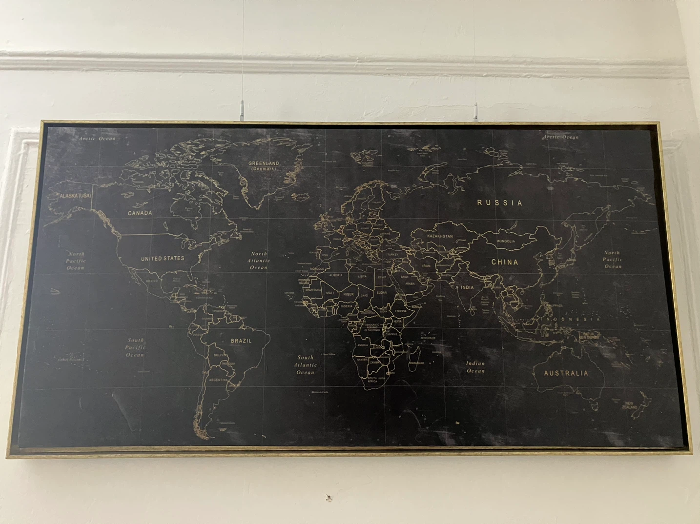 World Map Photo Frame