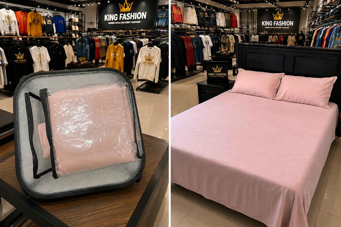 Pink Bed Sheet Set