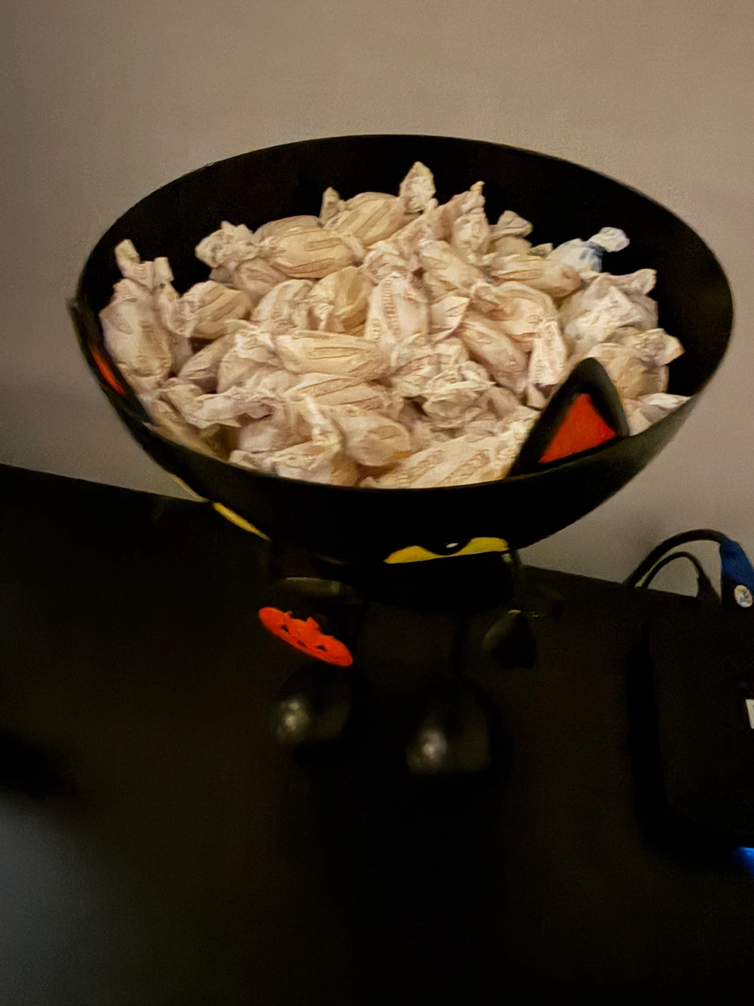 Metal Halloween Black Cat Candy Bowl - photo 2