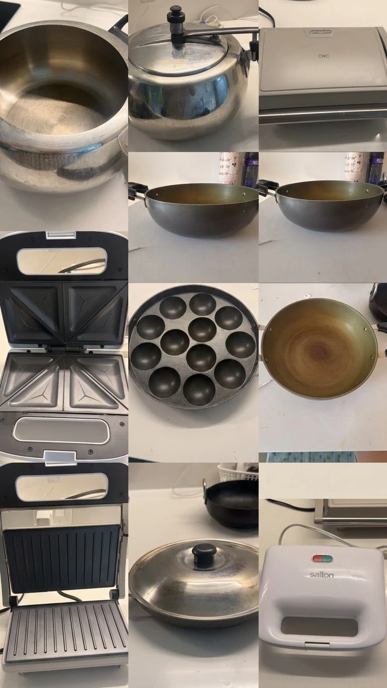Kitchen ware /Sandwich Maker/Griller/Appam/ pressure cooker