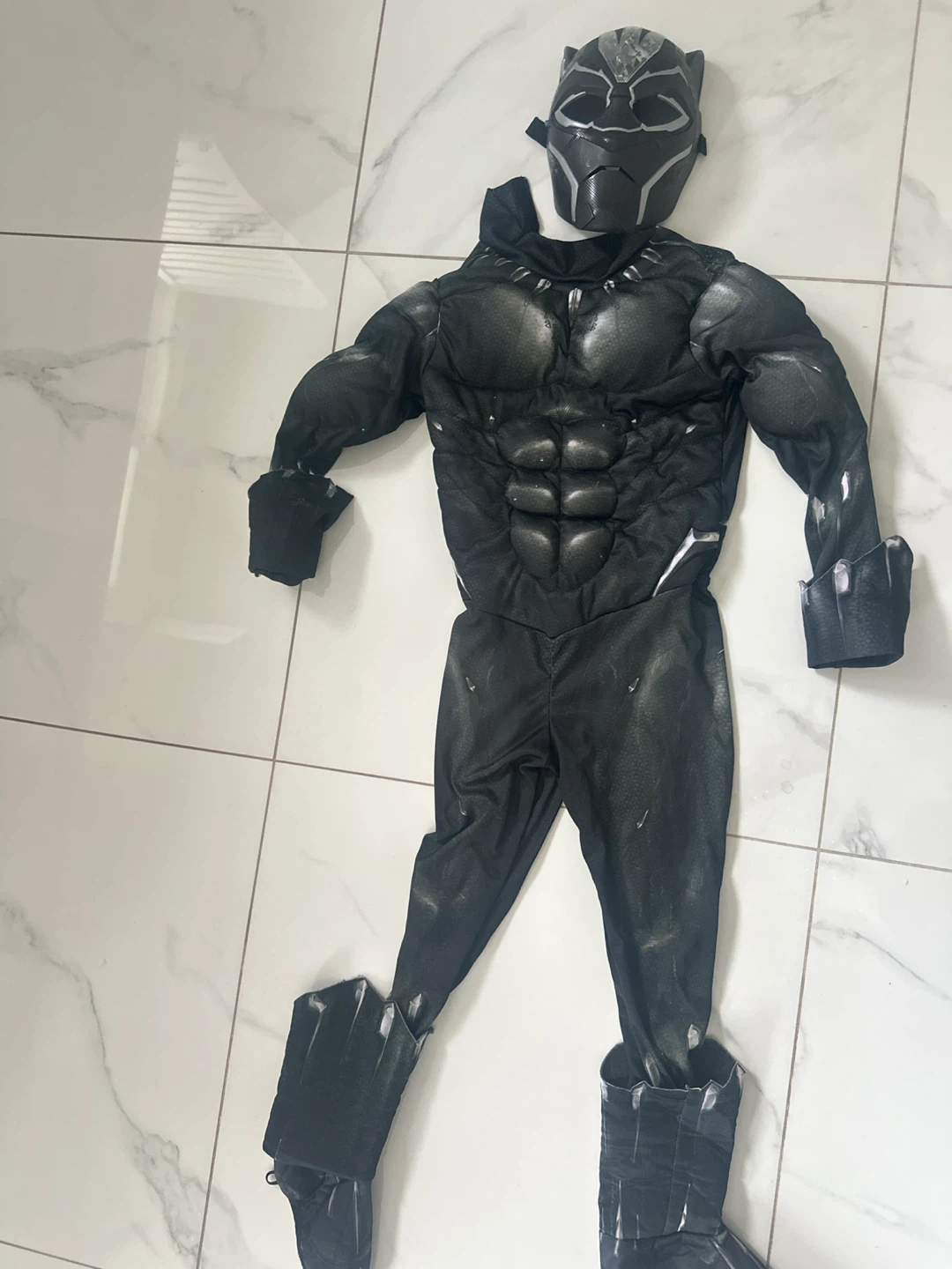 Black Panther Muscle Costume and Mask