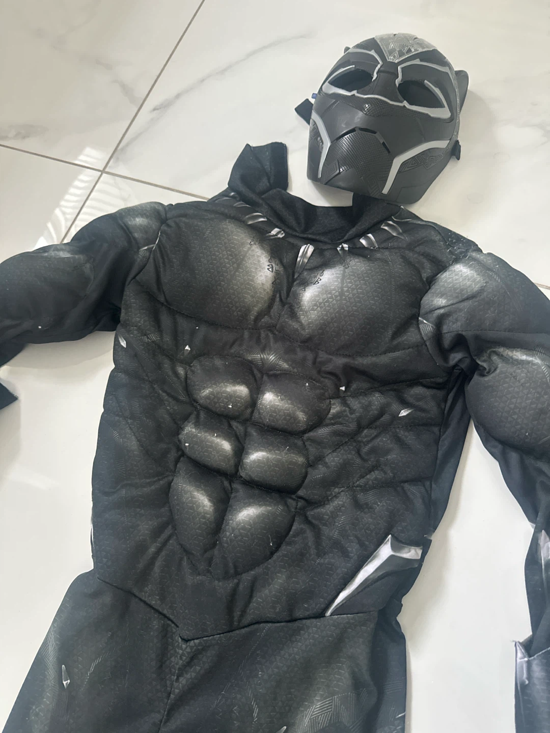 Black Panther Muscle Costume and Mask - photo 2