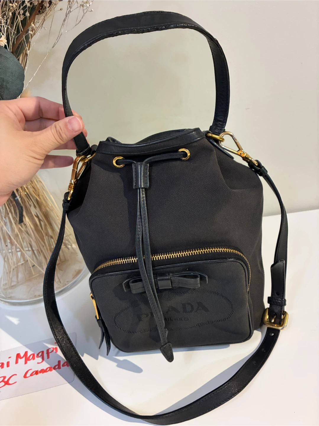 Prada bucket bag crossbody - photo 4