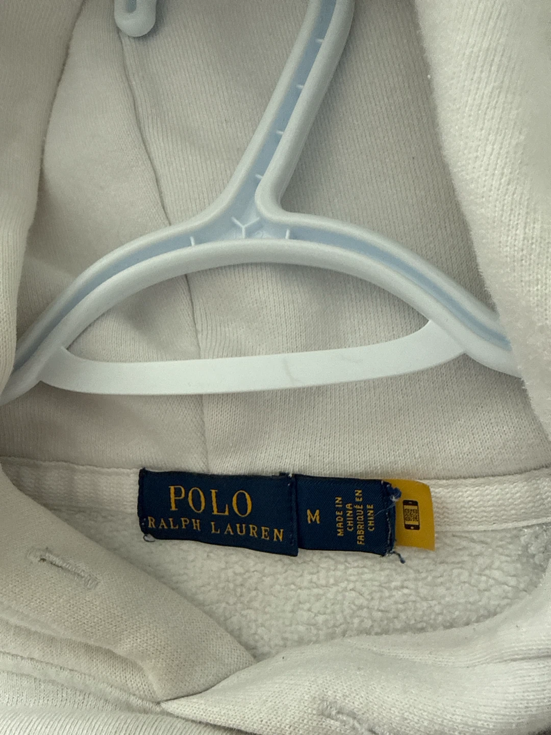 Polo Ralph Lauren White Hoodie Size M - photo 2