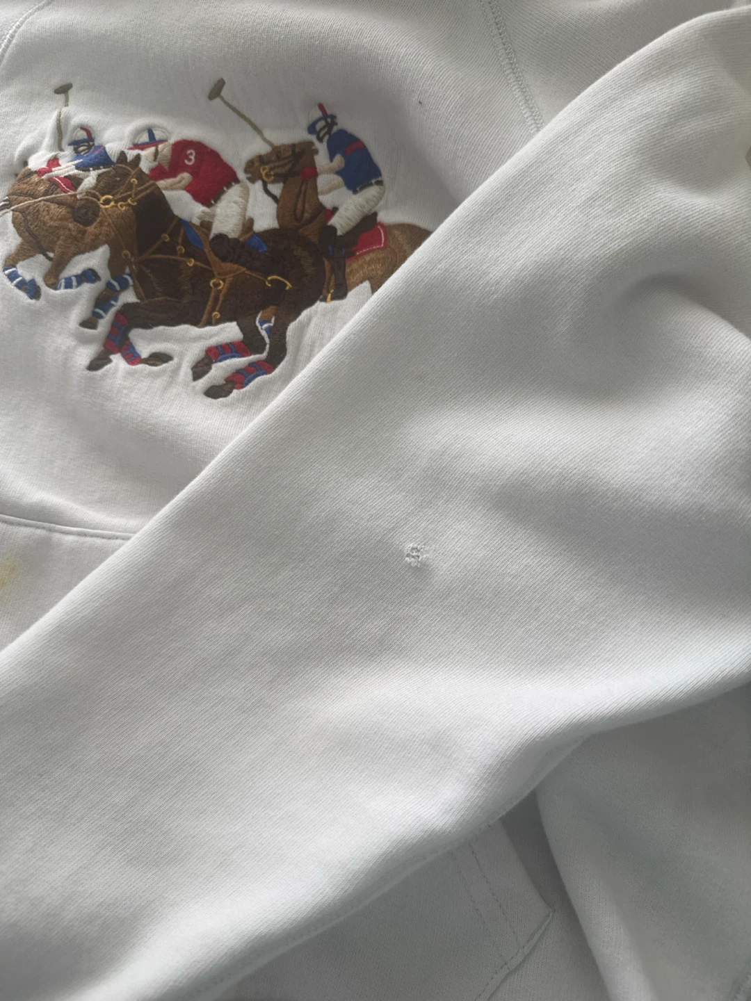 Polo Ralph Lauren White Hoodie Size M - photo 4