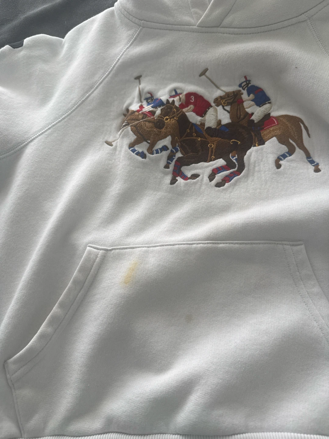 Polo Ralph Lauren White Hoodie Size M - photo 5