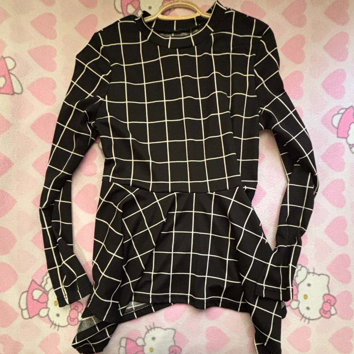 SHEIN - Black & White Grid Patterned Outfit - *Size Women XL* - photo 2