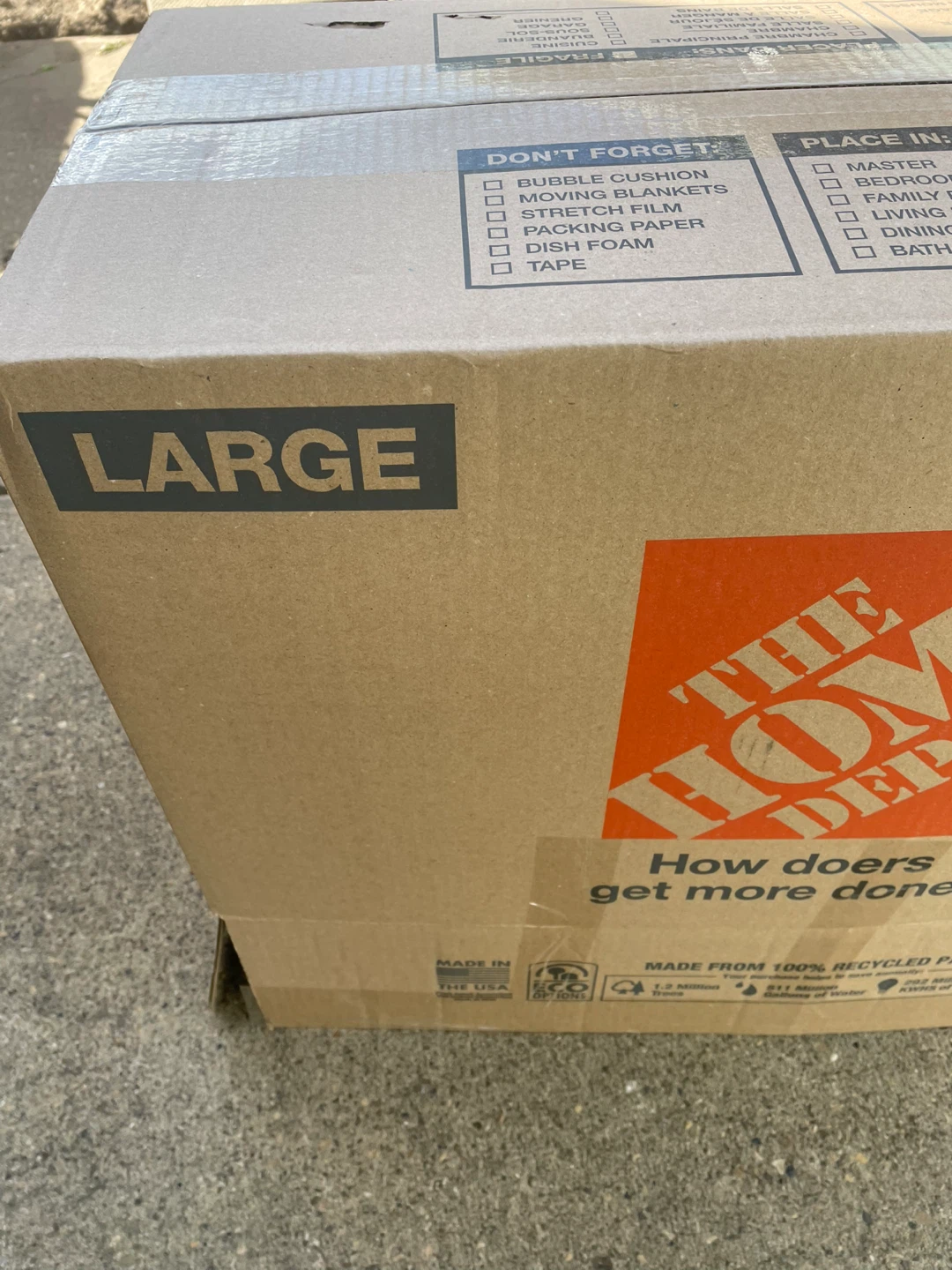 Large The Home Depot Moving Box - photo 2