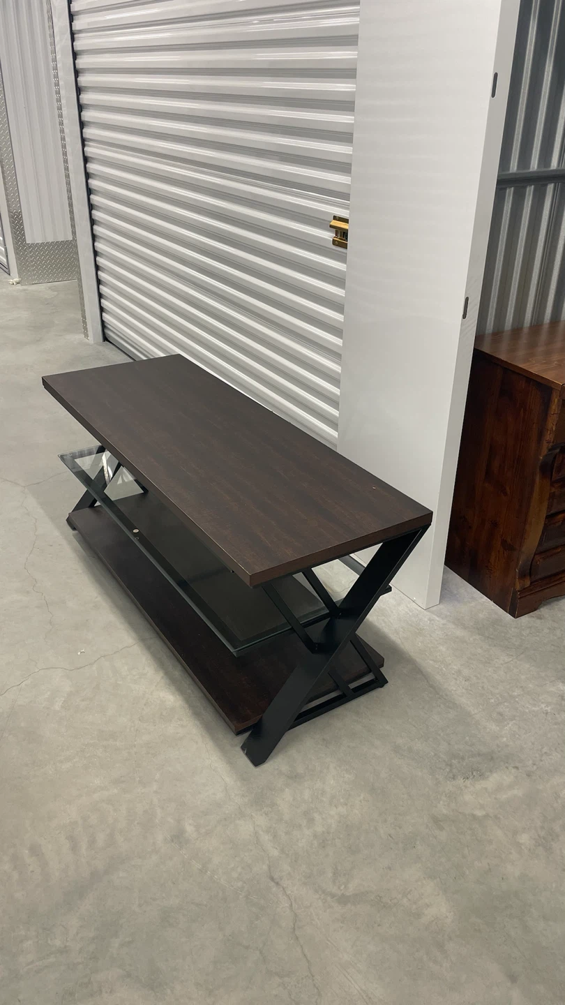 *will deliver* Dark Espresso tv stand / table - photo 2