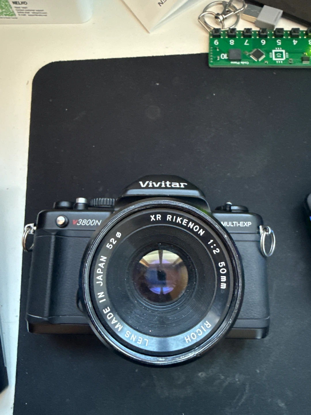 Vivitar 3800N Film Camera with 50mm F2 Ricoh Lens - photo 2