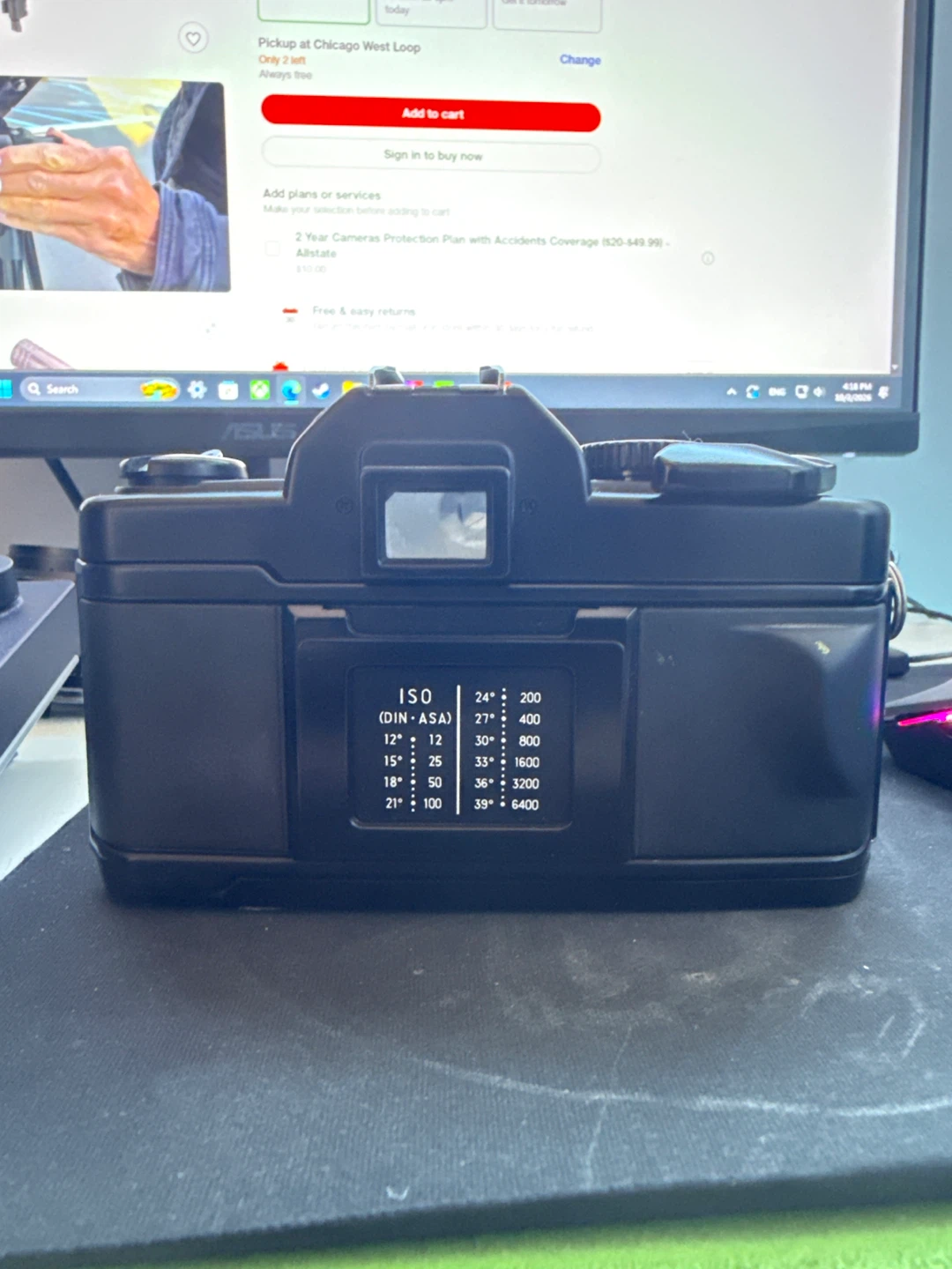 Vivitar 3800N Film Camera with 50mm F2 Ricoh Lens - photo 4