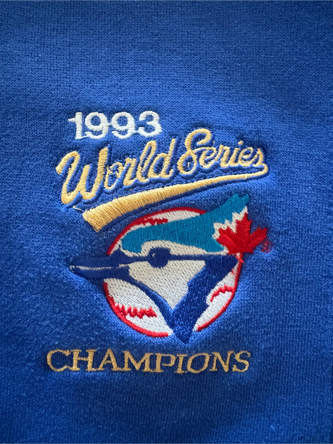 Vintage 1993 Toronto Blue Jays World Series Sweatshirt - photo 2