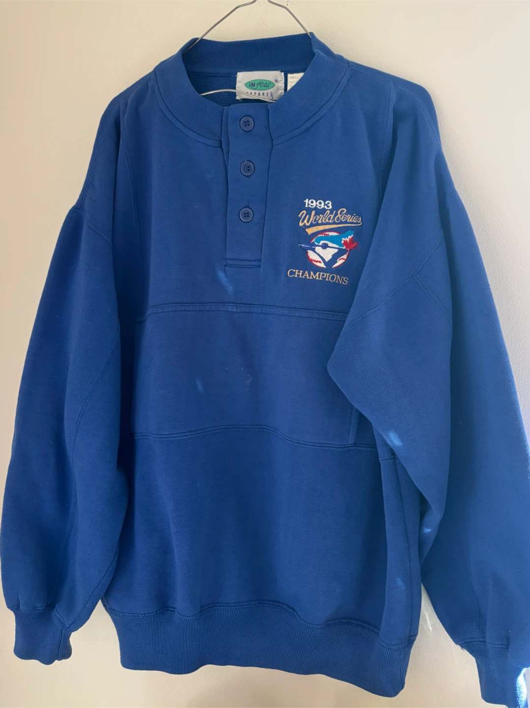 Vintage 1993 Toronto Blue Jays World Series Sweatshirt - photo 5