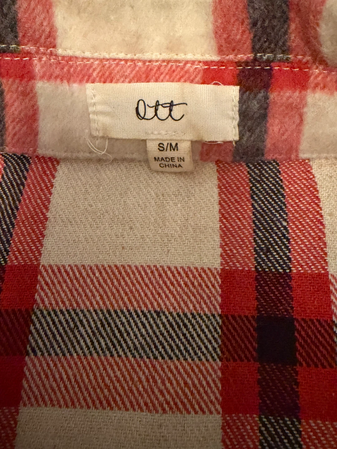 OTT Plaid Button-Up Shacket - photo 2