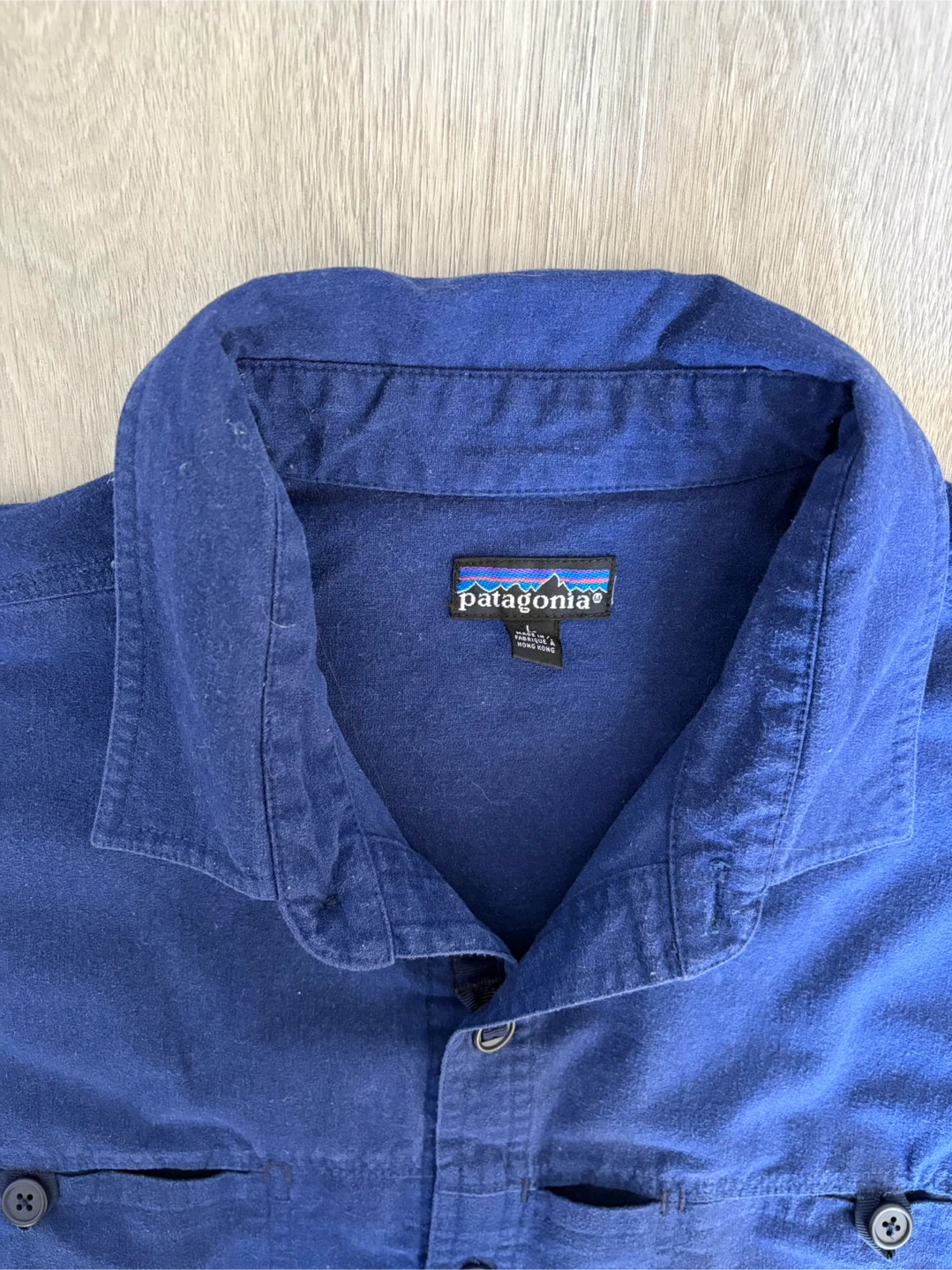 Patagonia Vintage 1980s Blue Long Sleeve Shirt - photo 4
