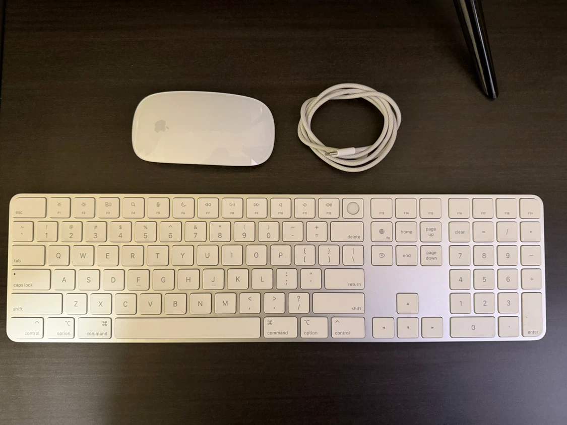 Apple Magic Keyboard with Touch ID and Magic Mouse