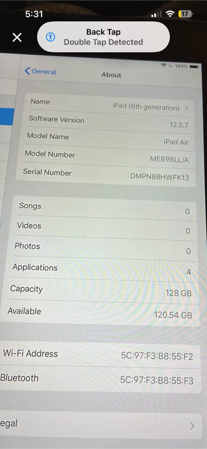 Apple iPad Air 128GB - photo 3